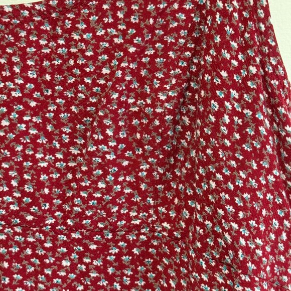 Brandy Melville Red Floral Mini Dress - OS/XS - Picture 9 of 9